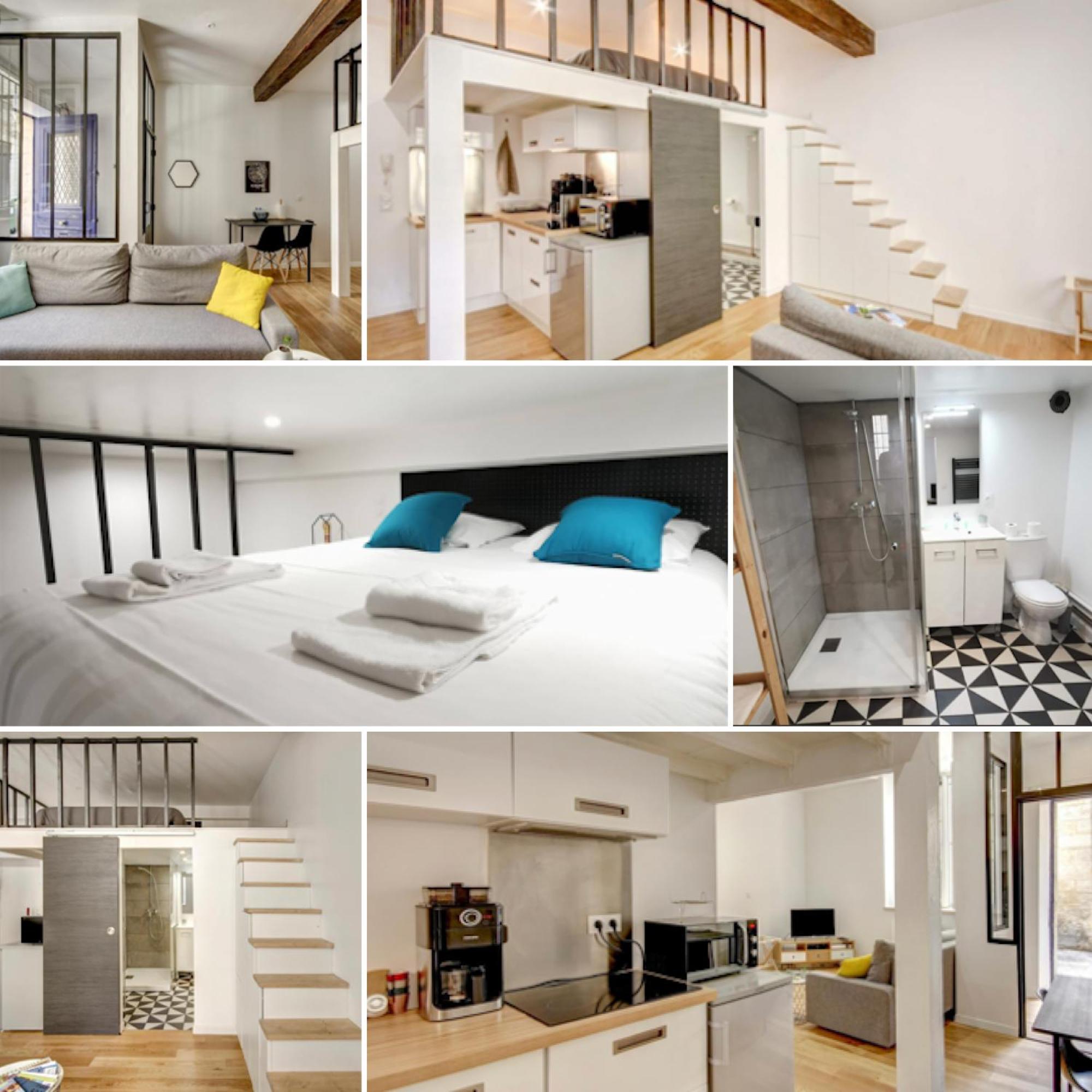 Charmant Studio Loft Au Coeur De Bordeaux Bagian luar foto